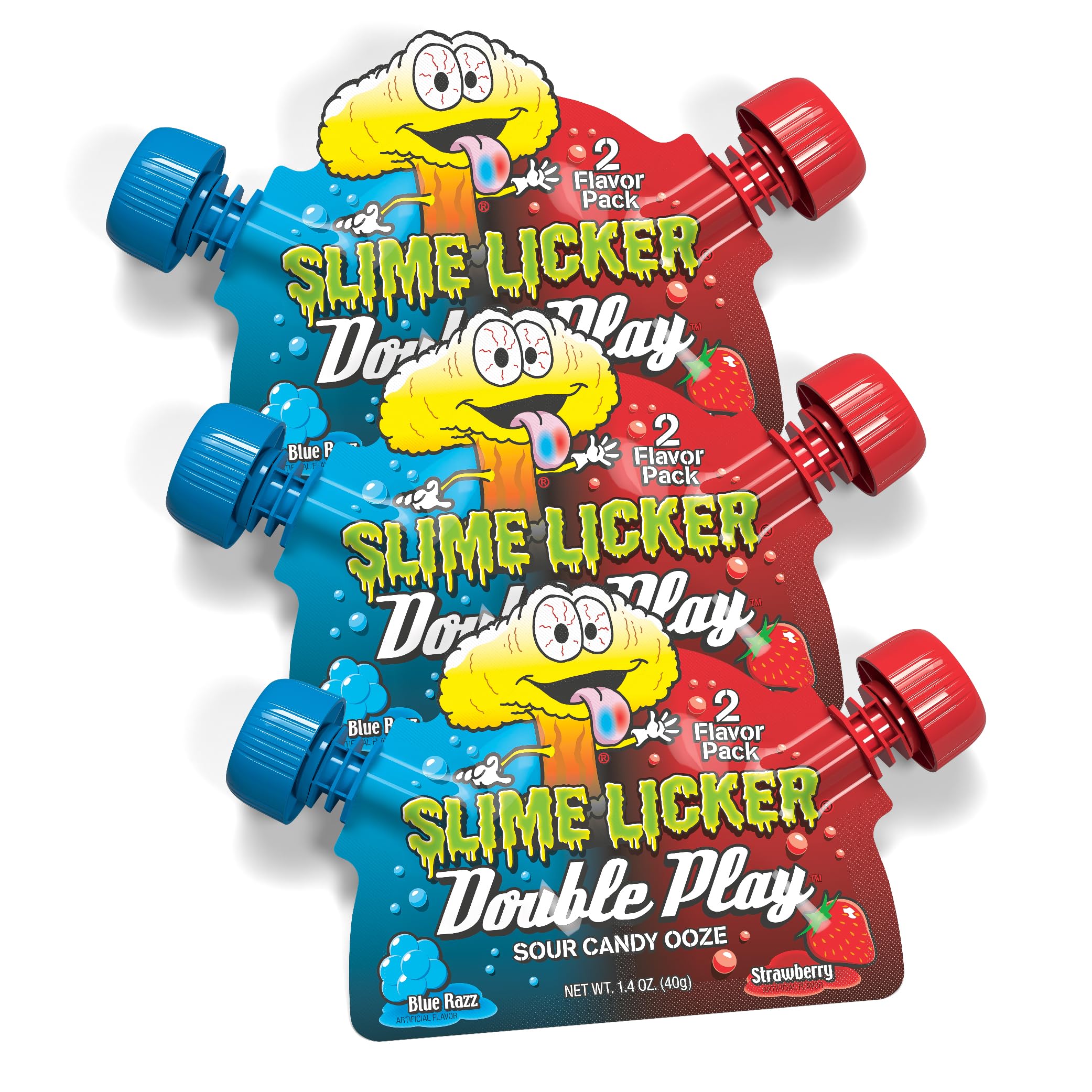 Amazon.com : TOXIC WASTE - Slime Licker Double Play - Sour Candy